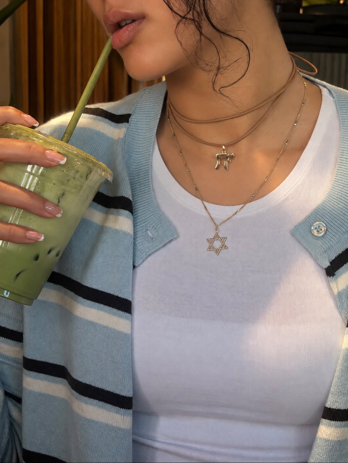 THE RACHELI CHAI DOUBLE WRAP CHOKER