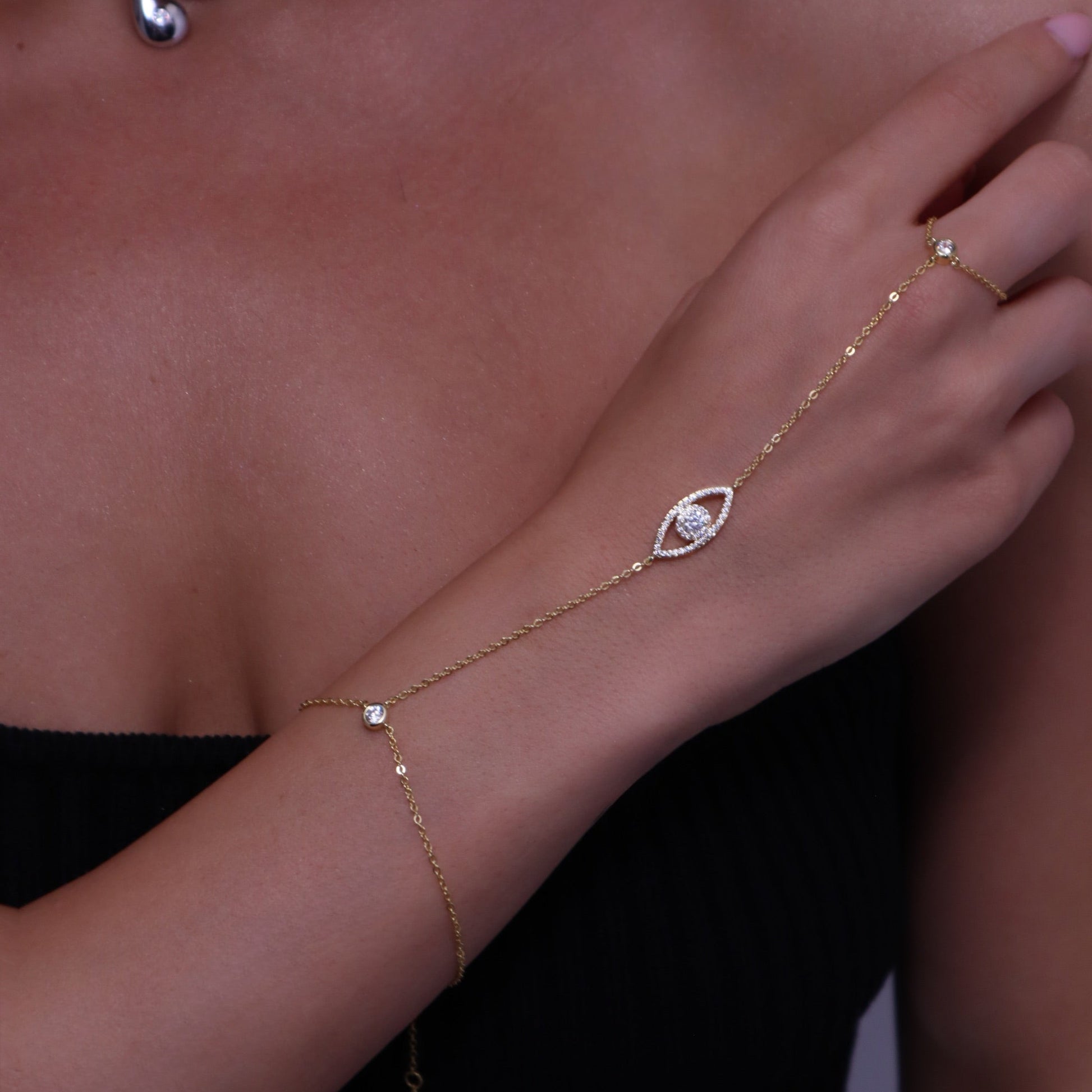 EVIL EYE HAND CHAIN