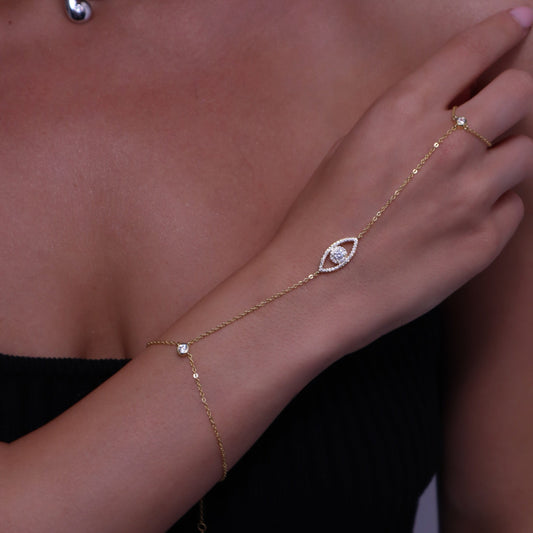 EVIL EYE HAND CHAIN