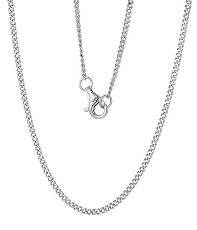 men's chain necklace — men's twisted sterling silver chain necklace