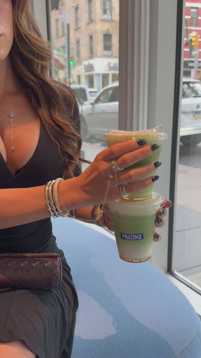 styled look with the alix evil-eye hand chain, stefani pinky ring and ness ring — demi-fine jewelry by eti