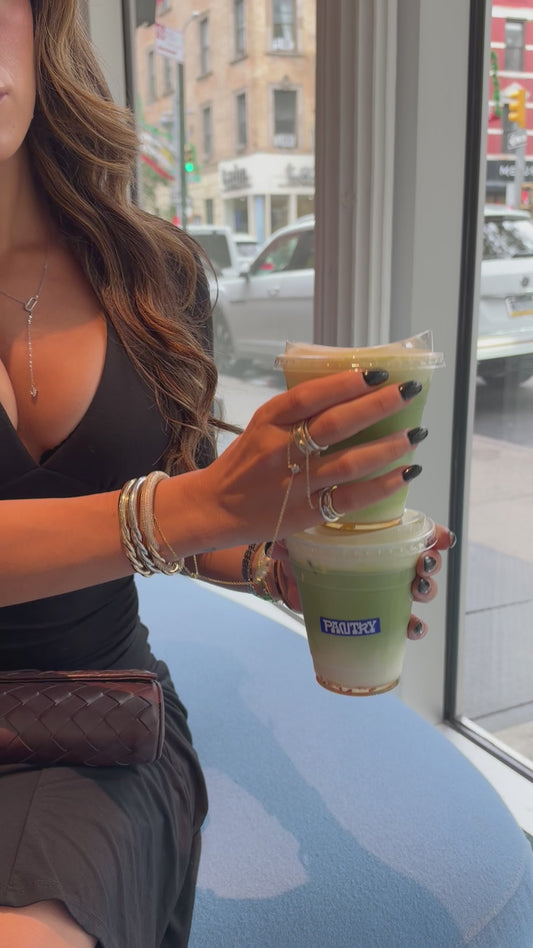 styled look with the alix evil-eye hand chain, stefani pinky ring and ness ring — demi-fine jewelry by eti